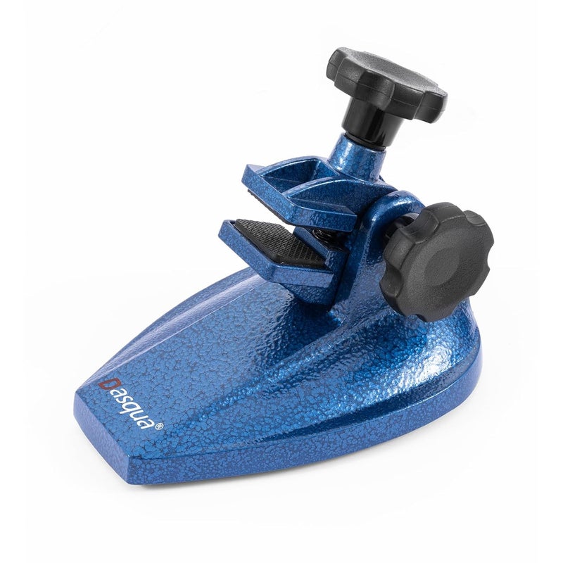 Dasqua Precision Micrometer Stand, Professional-Grade Cast Iron Base, Holds Micrometers, Non-Slip Rubber Clamp, Fully Adjustable - Image 1